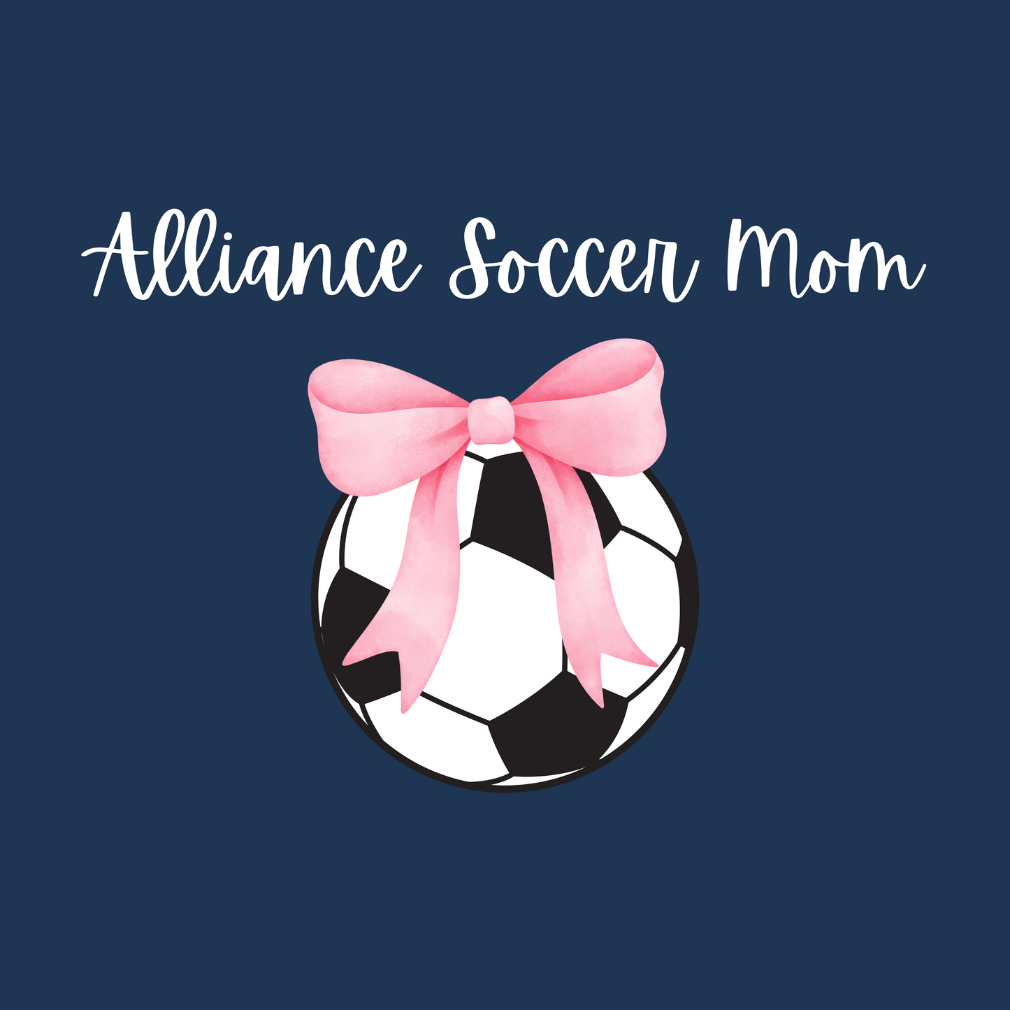 Alliance Soccer with Bow Sweatshirt - Porch Pickup
