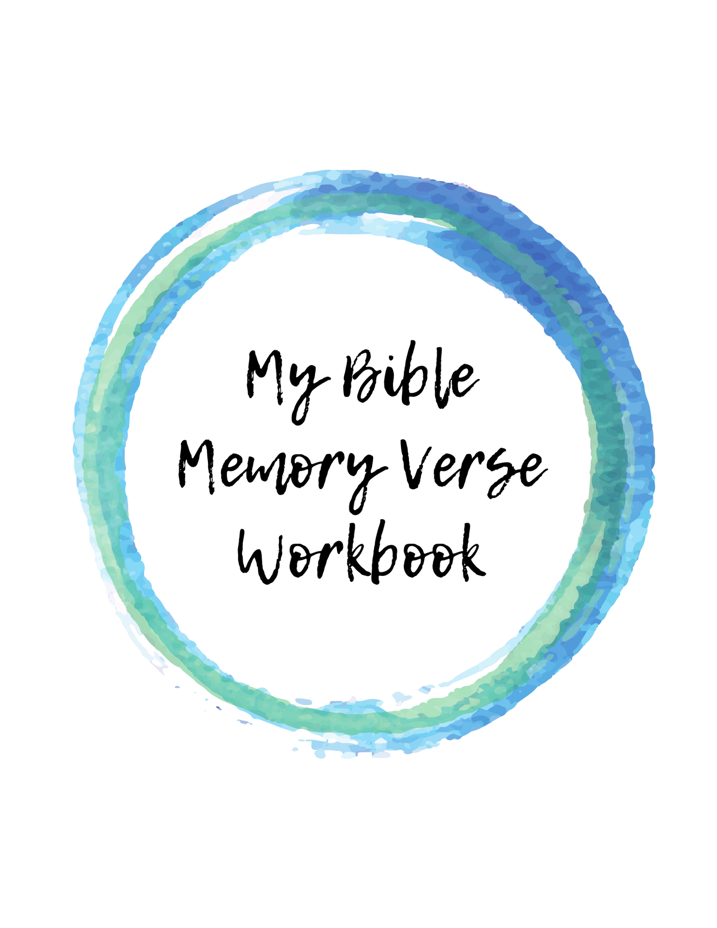 Digital Download: Memory Verse Workbook