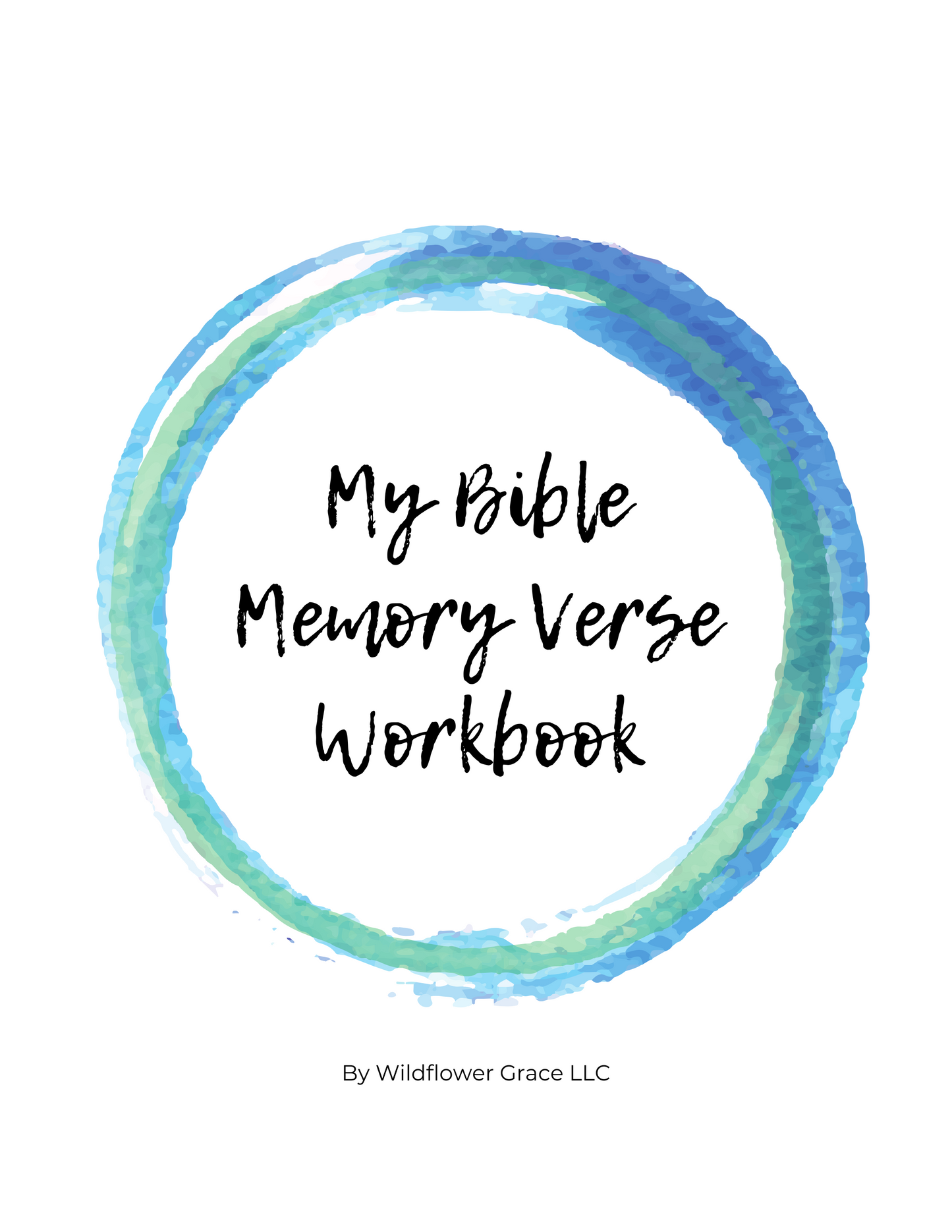 Digital Download: My Bible Memory Verse Digital Workbook
