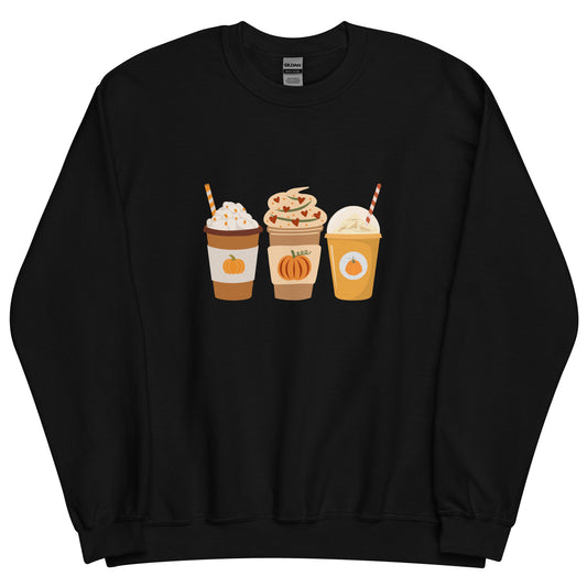 Pumpkin Spice Coffee - Unisex Crewneck Various Colors