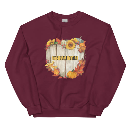 It's Fall Y'all - Crewneck Sweatshirt - Various Colors