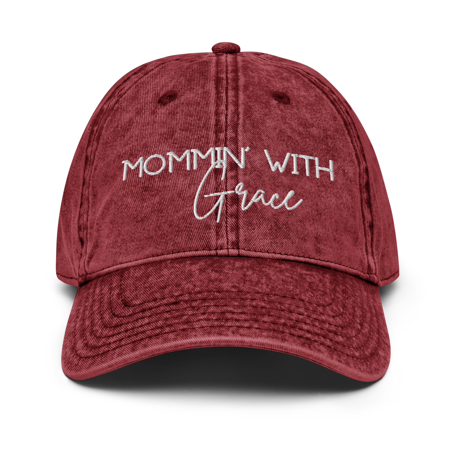 Mommin' With Grace Vintage Cotton Twill Cap