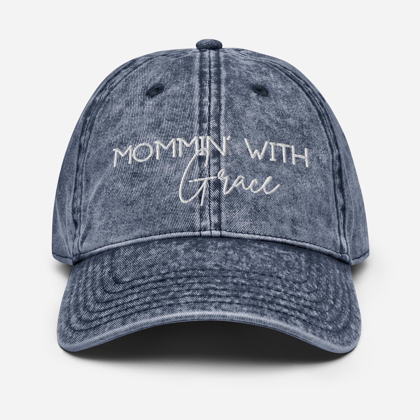 Mommin' With Grace Vintage Cotton Twill Cap